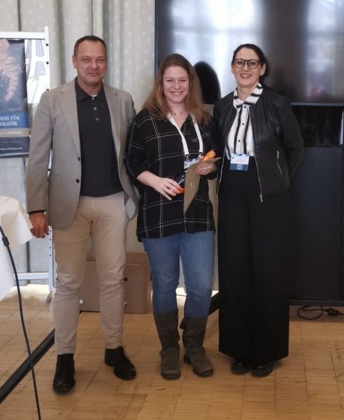 CEO Ondrej Bires, Preisträgerin Sandra Laimer, Alda Gabriel-Werkl